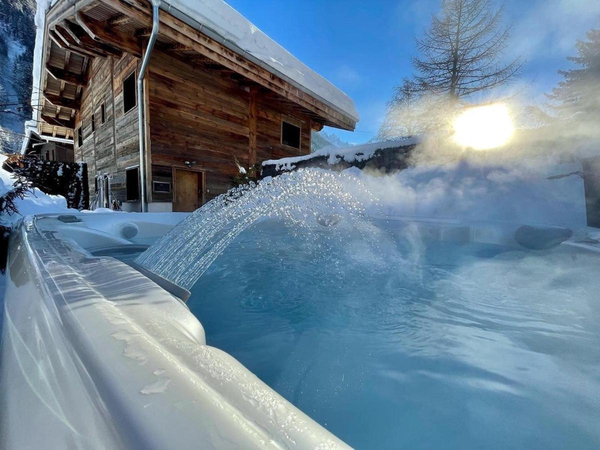 Chalet Le Petit Nicolas, Jacuzzi, Vue Mont Blanc Chamonix Eksteriør billede