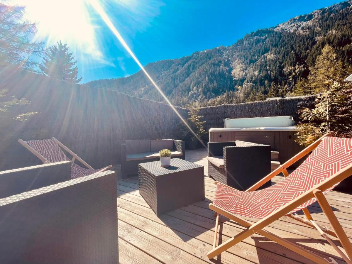 Chalet Le Petit Nicolas, Jacuzzi, Vue Mont Blanc Chamonix Eksteriør billede