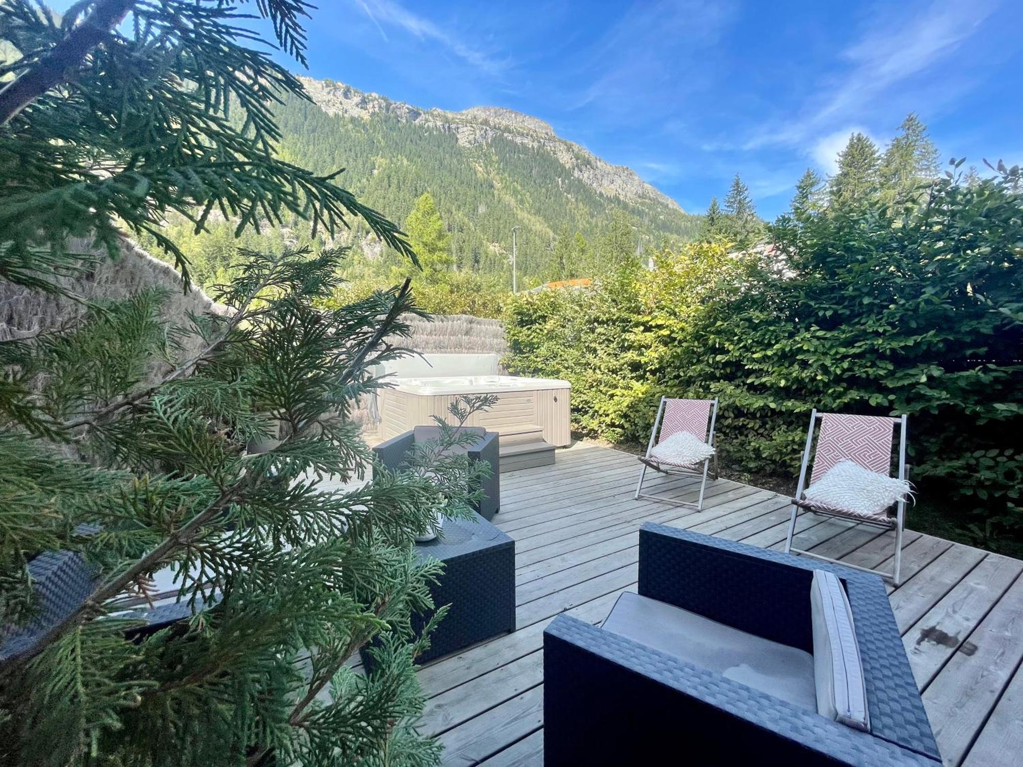Chalet Le Petit Nicolas, Jacuzzi, Vue Mont Blanc Chamonix Eksteriør billede